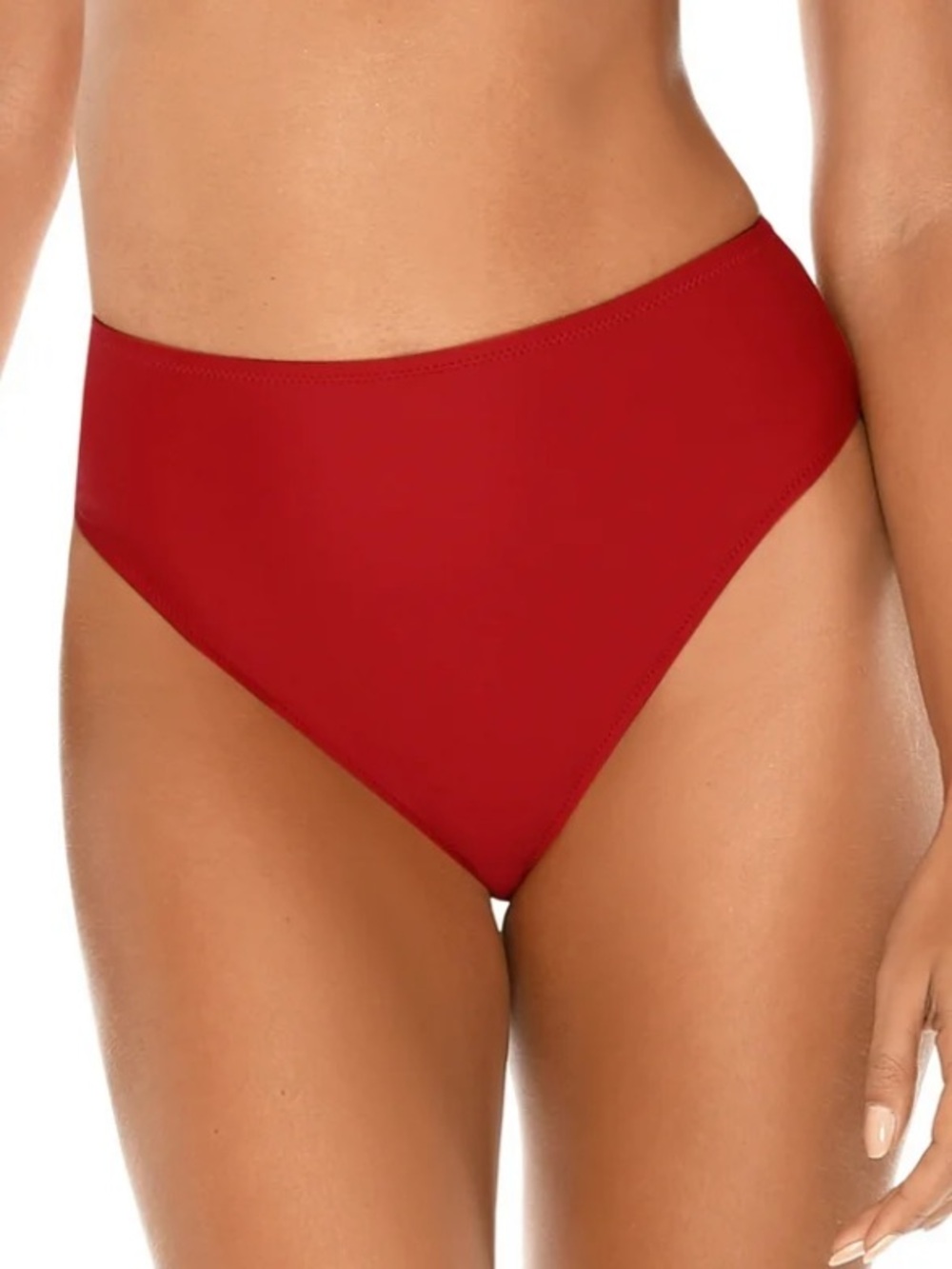 RELLECIGA Red Thong Bikini Bottoms